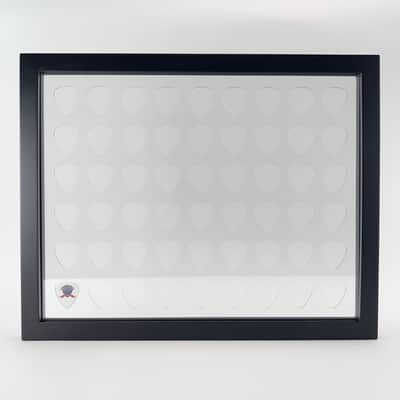 Plectrum Spectrum ™ 11" x 14" Guitar Pick Display Frame CLEAR- HOLDS 54 Guitar Picks FRAME INCLUDED image 8