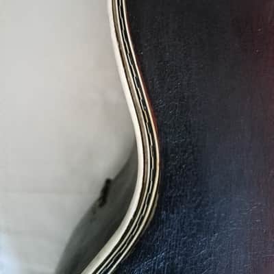 Unknown 1930's Vintage Archtop, probably German / Schonbach made. Archtop probably 1930's - Red / dark sunburst image 15