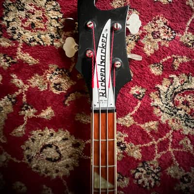 1975 Rickenbacker 4001 - Jetglo - All original With Case- Light Weight image 6