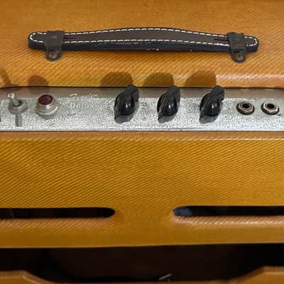 Fender Deluxe 5C3 Wide Panel 10-Watt 1x12" Guitar Combo (1953-1955) - Tweed image 11