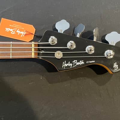 Harley Benton JB-62CC BK Vintage Black J-Bass 2025 image 8