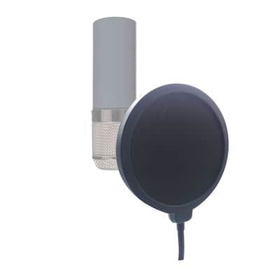 AMERICAN RECORDER 6" Recording Pop Filter with 12 inch gooseneck image 2