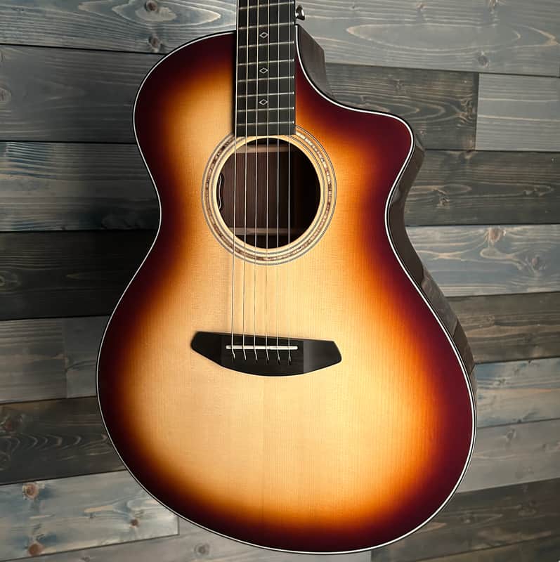 Breedlove Premier Concert Burnt Amber CE Adirondack-East Indian Rosewood image 1