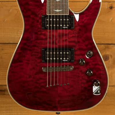 Schecter Omen Extreme-7 - Rosewood - Black Cherry - 7-String image 1