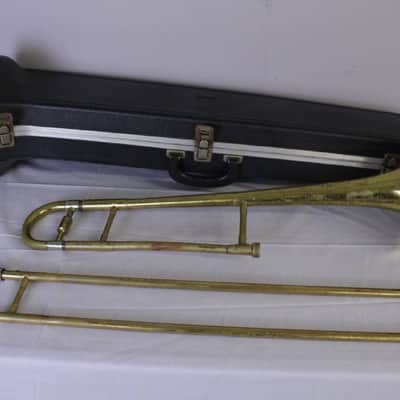 Blessing Scholastic Tenor Trombone, USA, brass w/ case mouthpiece image 1