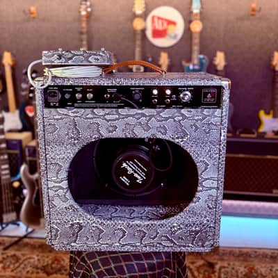 SL Amplification New Drive Reverb 50 Watts Combo 1x12” Custom Order (Tube Buffered fx loop) - Snake Skin Custom Tolex image 8