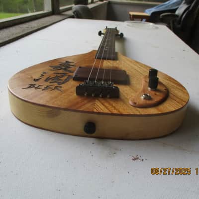 G.S.Monroe Beer Belly Electric Tenor Guitar 2025 - Natural image 5