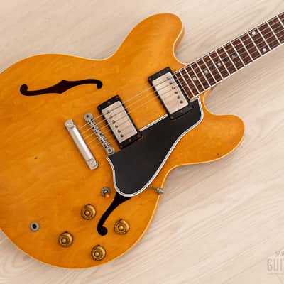 1958 Gibson ES-335 TDN Vintage Semi-Hollow Blonde Thin Top w/ PAFs, Case image 1