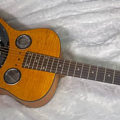 NEW! Epiphone Dobro Hound Dog Deluxe Roundneck Acoustic-Electric Resonator - Vintage Brown - 6.8lbs - Authorized Dealer - G07356 image 6