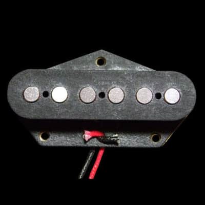 GuitarHeads SUPER TWANG PLUS Telecaster Tele Pickup - Alnico - BLACK - Bridge image 1