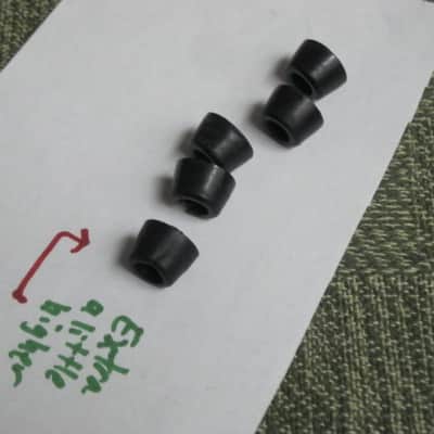 used genuine Electro Harmonix rubber feet (set or 4 feet + 1 exta foot) for / from late 1990s to late 2000s Russian Big Miff or Russian Small Stone [NO pedal(s) / NO screws) ONE foot has a break/crack/cut, AS IS / NO RETURNS image 21