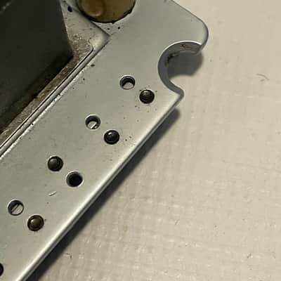 1990's Jackson Dinky Guitars JT-580LP Takeuchi Brushed Chrome Licensed Floyd Rose Tremolo Guitar Bridge Set image 13