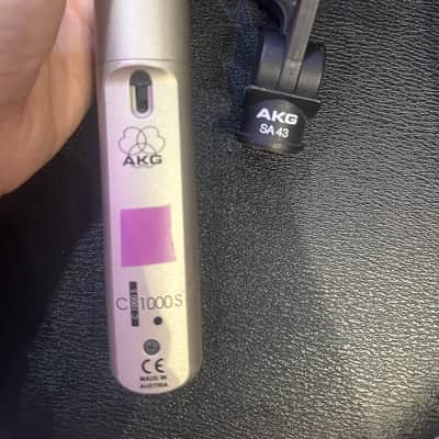 Vintage AKG C 1000 S Condenser Microphone + Mic Clip image 10