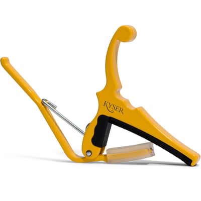 Fender® x Kyser® Quick-Change® Electric Guitar Capo, Butterscotch Blonde KGEFBBA image 2