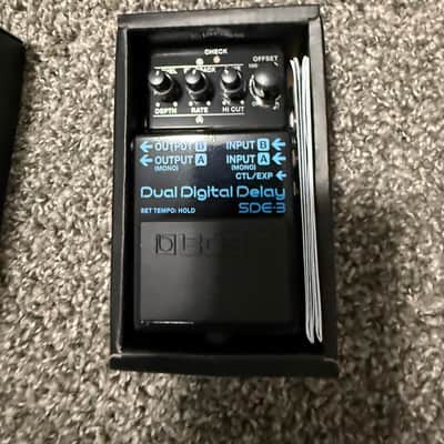 Boss SDE-3 Dual Digital Delay 2024 - Present - Black image 1