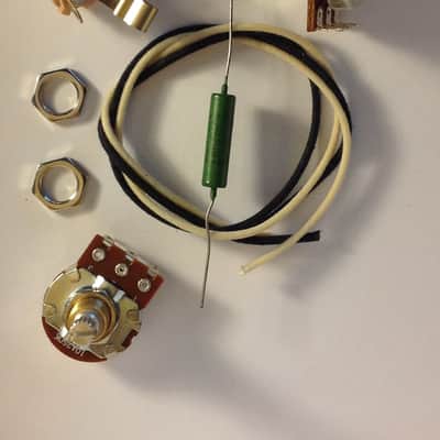Wiring Harness Kit For P Bass Bourns Knurled Pots .047uf Soviet PIO Capacitor image 2