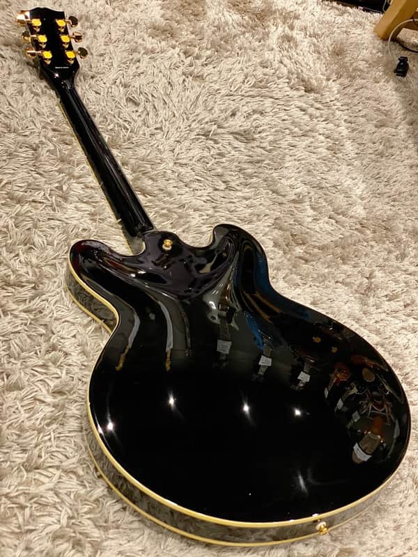 Tokai ES-172G BB Vintage Series Semi Hollow Japan in Black | Reverb