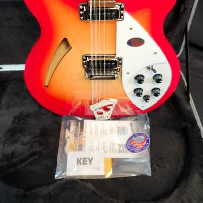 Rickenbacker 330/12 FireGlo 12-String Hollowbody Guitar, w/HSC image 3