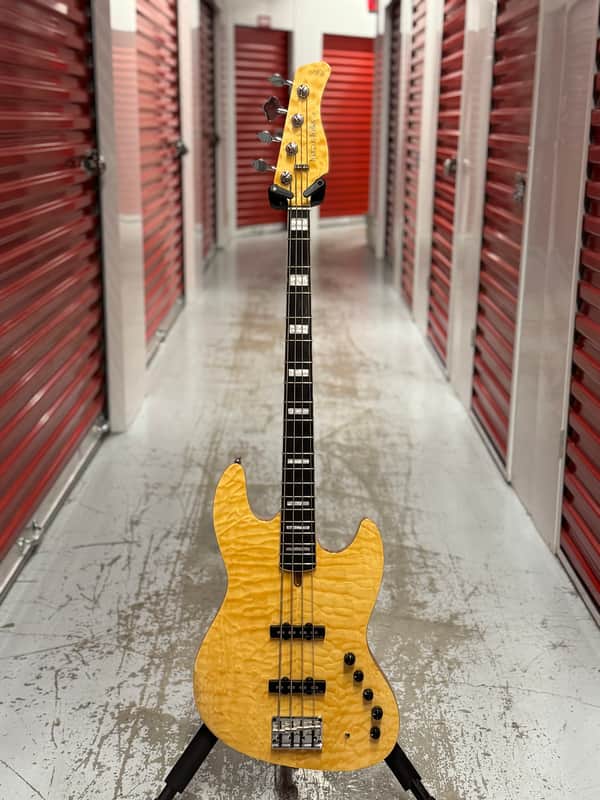 Sire 2nd Generation Marcus Miller V9 NT Ash 4-String with Ebony Fretboard 2019 - Natural image 1