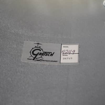 Vintage 1999 Gretsch USA Custom 4pc Maple Shell Pack - Ebony Stain Lacquer | 12, 13, 16, 20" image 6