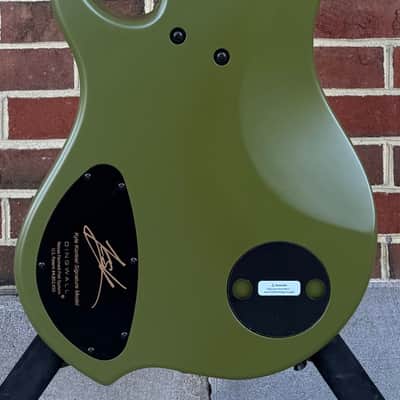 Dingwall KK3 Kyle Konkiel Signature Model, Limited Edition, Matte Army Green, Alder Body, Maple Neck, Rosewood Fretboard, EMG Preamp, Dingwall Gig Bag, SN# 20007 image 7