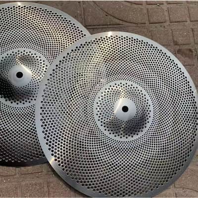 (Much more Holes)Low Volume Cymbal Set 14"hihat 16"crash 18"crash 20"ride image 5