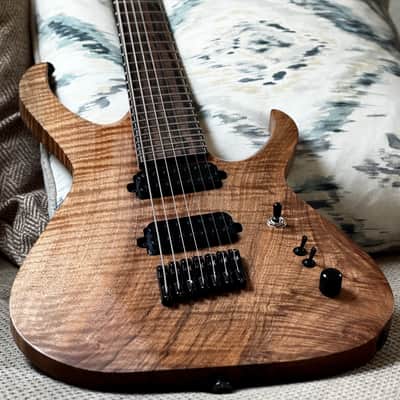 Carillion Polaris 7 Fan Fret - One Piece Old Stock Figured Walnut image 1