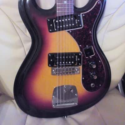 Univox  Hi flier custom 1968 Kurt Cobain mod image 3