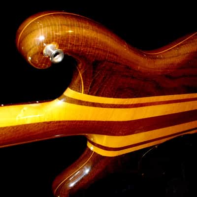 J. K. LADO SUPER FALCON II 1981 Natural. SOLID WOOD BASS. Incredible Sound. HANDBUILT. Beautiful. image 3