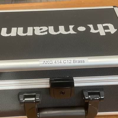 AKG C 414 original MIKROFON vintage CK 12 brass image 24