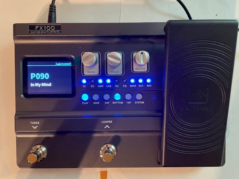 Flamma FX100 Guitar Multi-Effects 2020 - Present - Black image 1