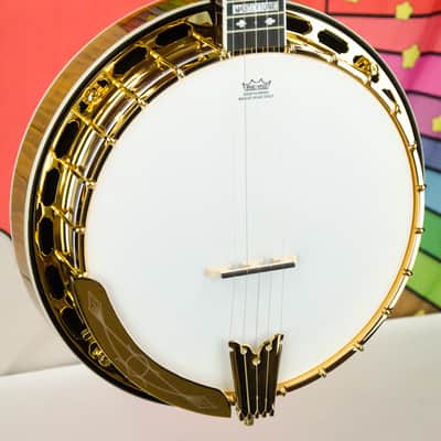 Epiphone Earl Scruggs Golden Deluxe Banjo (Incl. Hard Case) image 6
