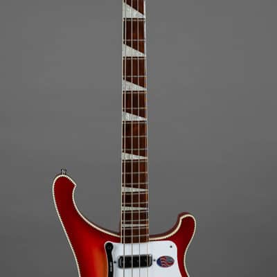 2014 Rickenbacker LTD 4003 FG CB Checkerboard Binding Fireglo Japan Exclusive Run (USA, Fireglo, OHSC) image 5