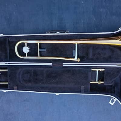 Yamaha YSL-353 1980 tenor trombone. Rose Brass Bell. image 3