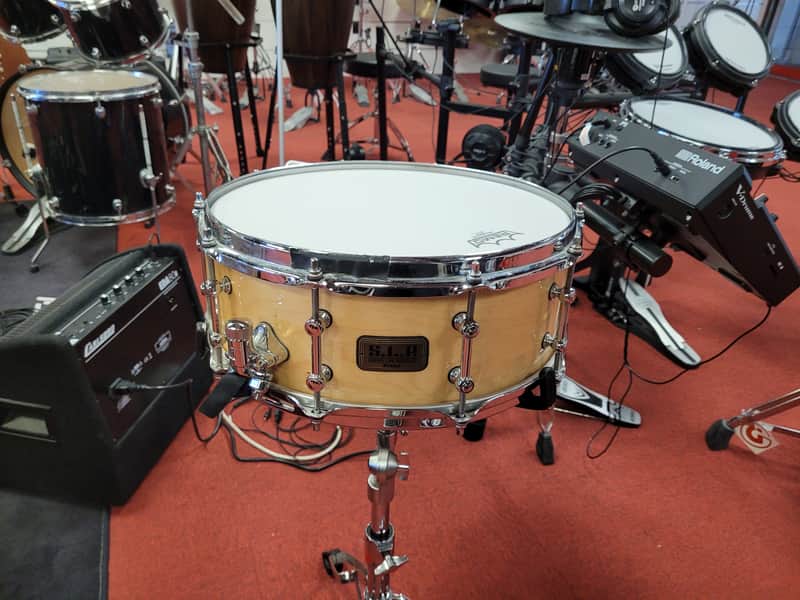 Tama LMP1455SMP 5.5x14" S.L.P. Series Classic Maple Snare Drum 2012 - Present - Natural image 1