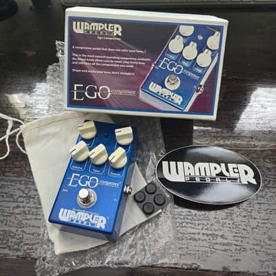 Wampler Ego Compressor V1 (Large Logo) 2010s - Blue image 1