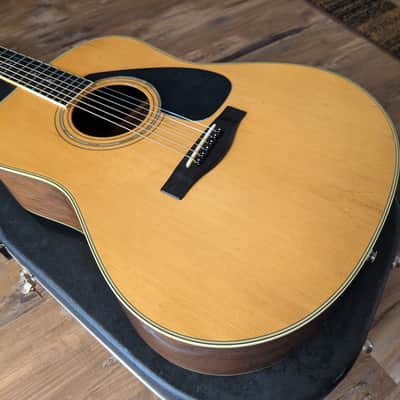 Yamaha LL-35 Acoustic Jumbo Guitar Vintage Luxury Series Natural W/HSC image 5