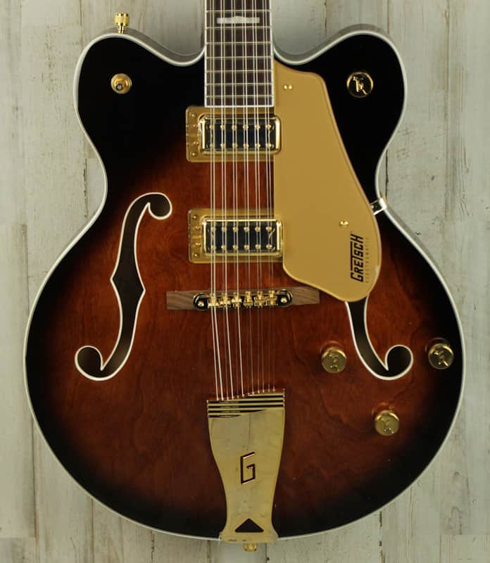 DEMO Gretsch G5422G-12 Electromatic Classic 12 String - Single Barrel Burst (619) image 1