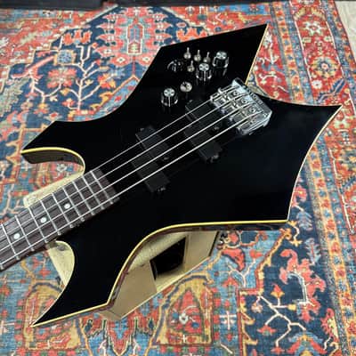 BC Rich NJ Series Warlock Bass w/DiMarzios Badass Bridge Nagoya Japan - 1985 image 11