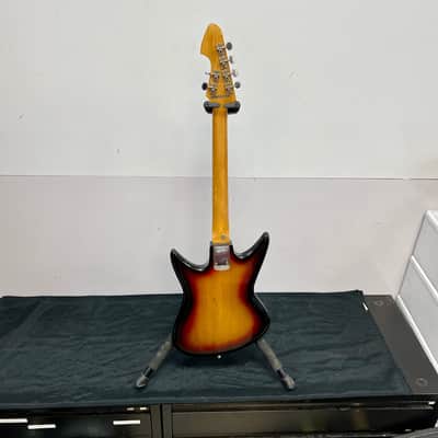 Vintage Silvertone Model 759 1437 Teisco 1960's Sunburst Electric Guitar Made in Japan Guitar image 17