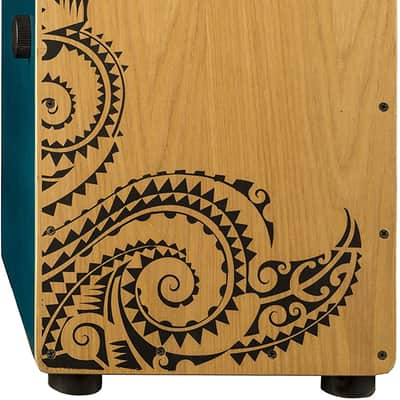 Luna Cajon with Gig Bag, Teal image 6