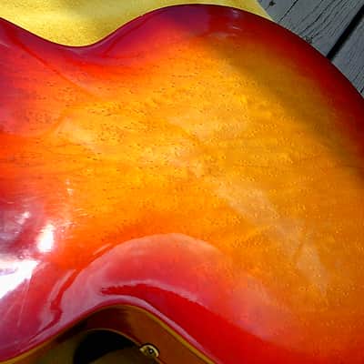 Barney Kessel*Vintage 1960's Norma / Teisco👑Semi-Hollow electric guitar*made-in-Japan image 11
