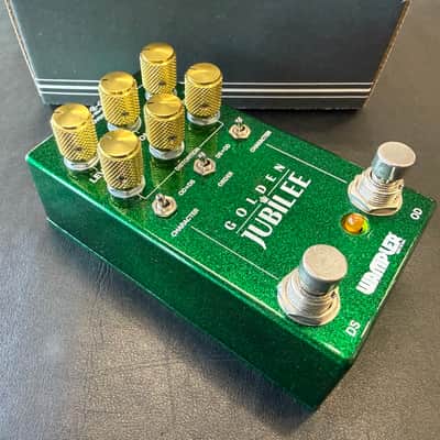 Wampler Golden Jubilee Overdrive Distortion Pedal  - British + American tones- Evergreen Emerald Sparkle- New! image 5