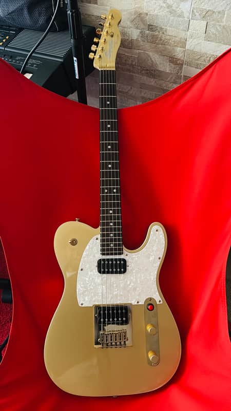 Squier by Fender Telecaster J5 Frost gold image 1