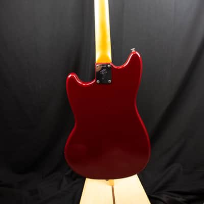 1966 Fender Mustang Guitar with Rosewood Fretboard - Dakota Red image 10