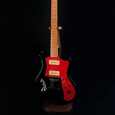 Elgava Unica Style Custom Guitar Rare Vintage Retro Electric Guitar image 11
