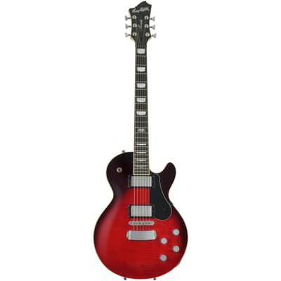 Hagstrom Swede (MK3) - Crimson Flame with Hard Case image 1