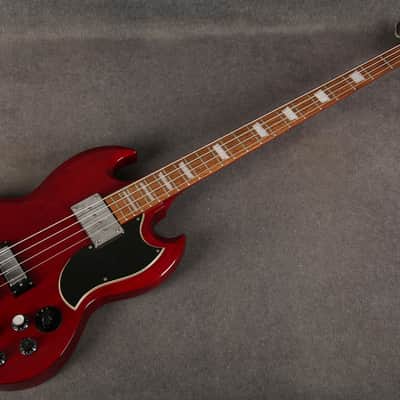 Epiphone EB-3 SG Bass - Cherry - 2nd Hand image 10