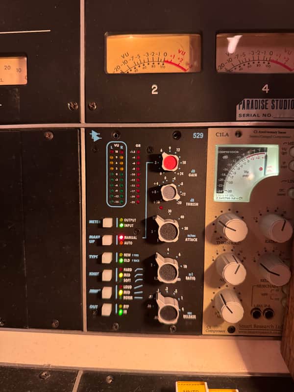 API 529 500 Series Stereo Compressor Module 2018 - Present - Black image 1