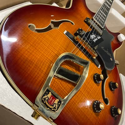 Hagstrom '67 Viking II Electric Guitar Vintage Sunburst image 6